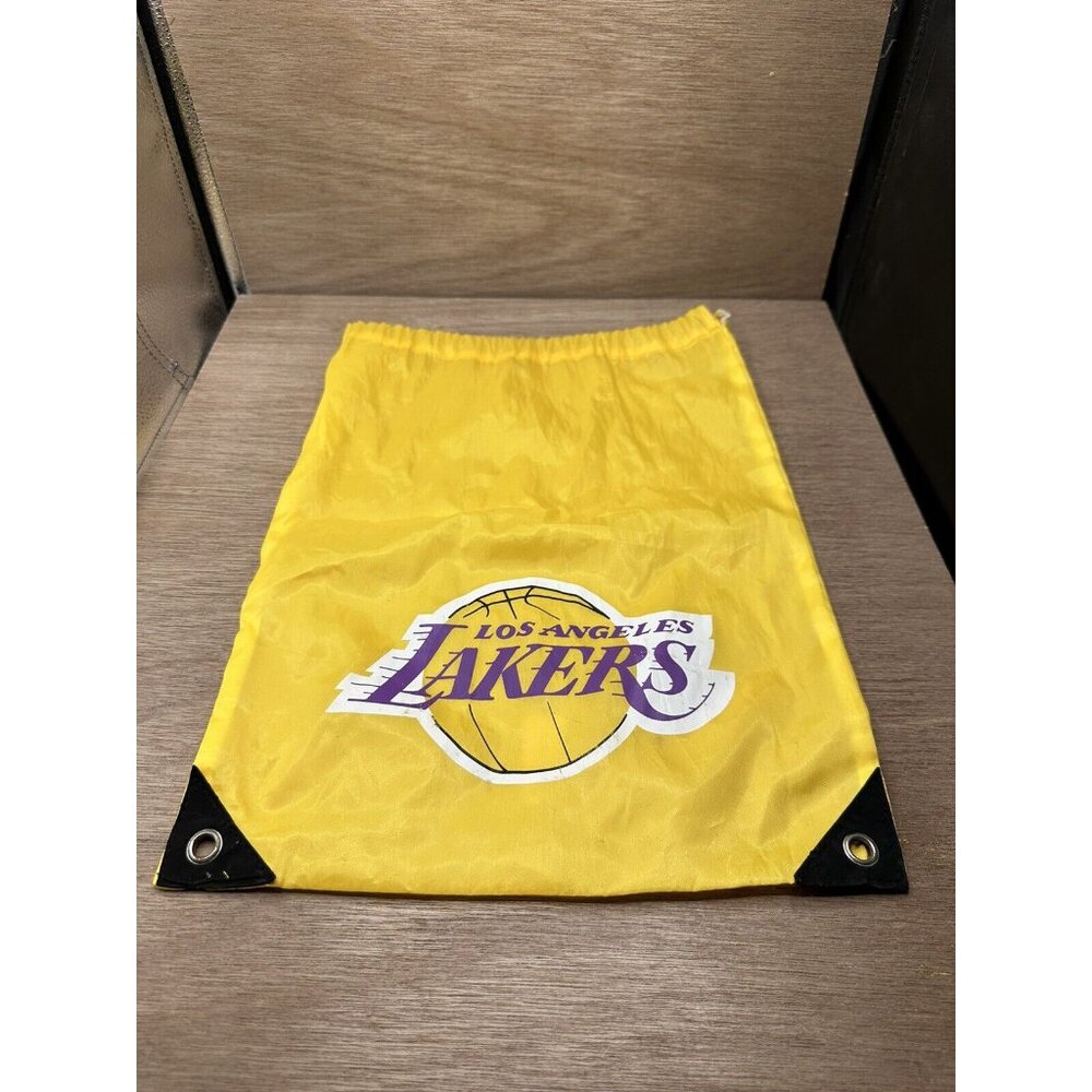 Vintage NBA Los Angeles Lakers Logo Nylon Draw string bag